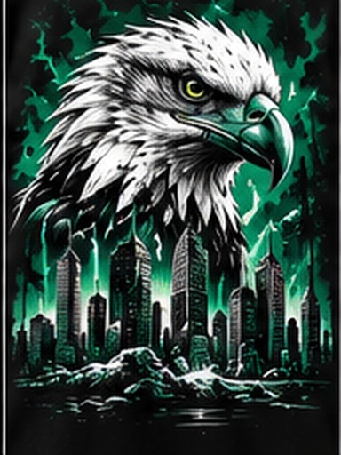 Philadelphia graphic tee, folded