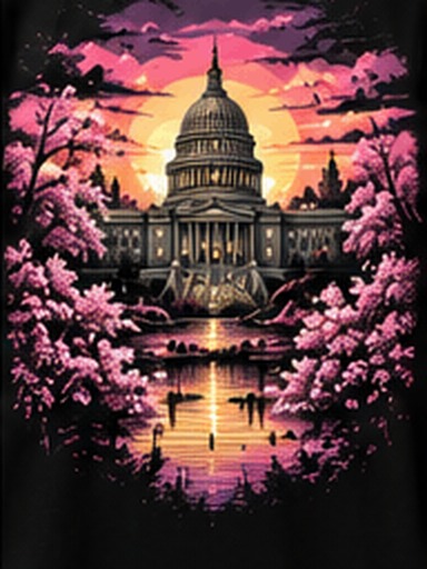 Washington graphic tee, folded