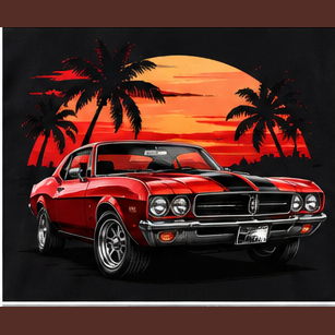Classic Muscle graphic tee, folded